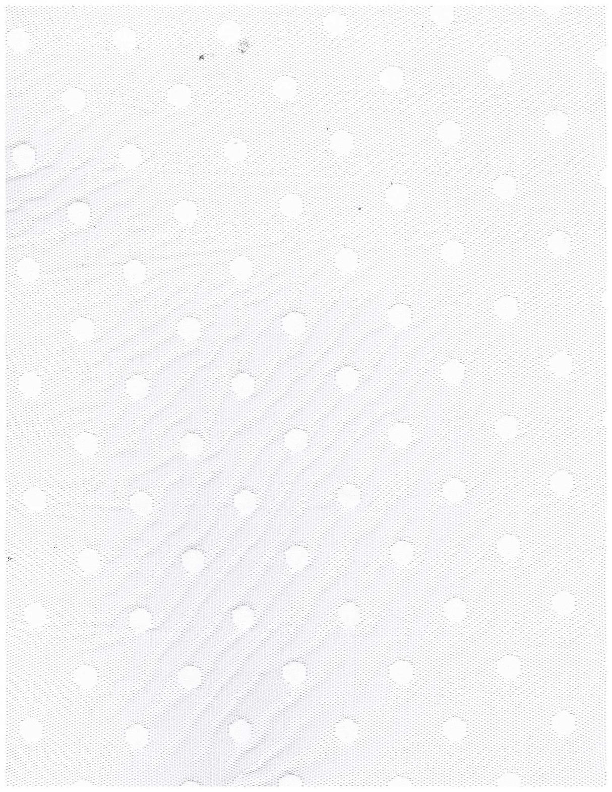 1 Yard Polka Dot Lace Mesh Solid Fabric, 58/60? Wide Nylon Spandex Blend