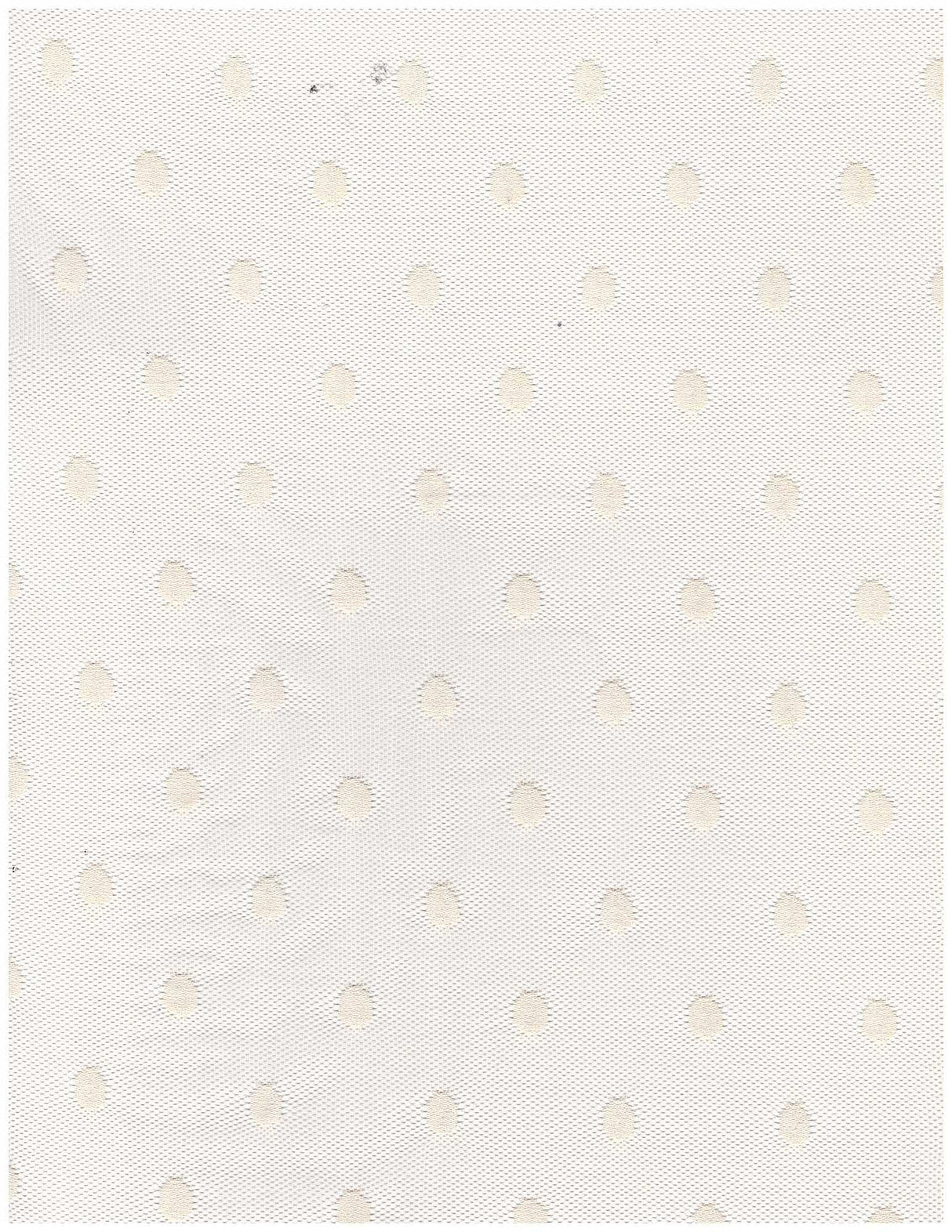 Polka Dot Mesh Stretch Fabric