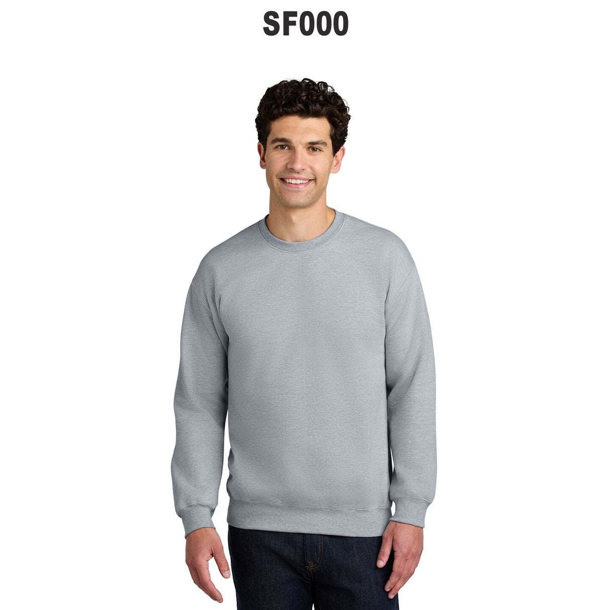 Gildan® Softstyle Crewneck Long Sleeve Sweatshirt