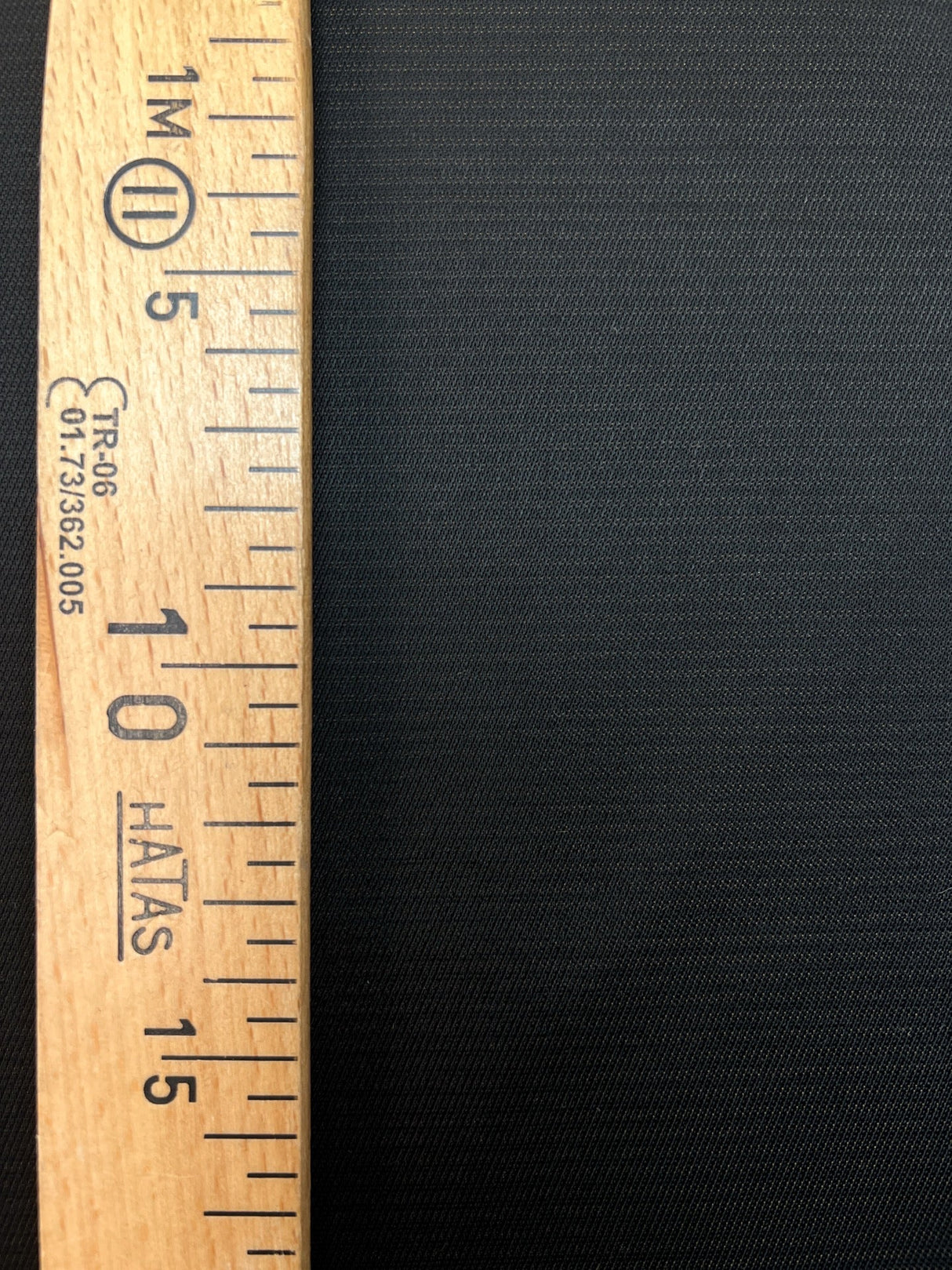 Wool Twill Suit Fabric Black