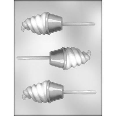 Ice Cream Cone Sucker Chocolate Mold