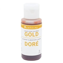 Gold Liquid Food Coloring - 1 Ounce