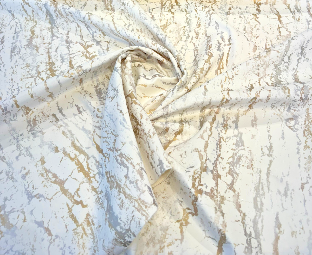 Cloud Cover Parchment Velvet Fabric - Parchment Beige, 54" Width (1 Yard)