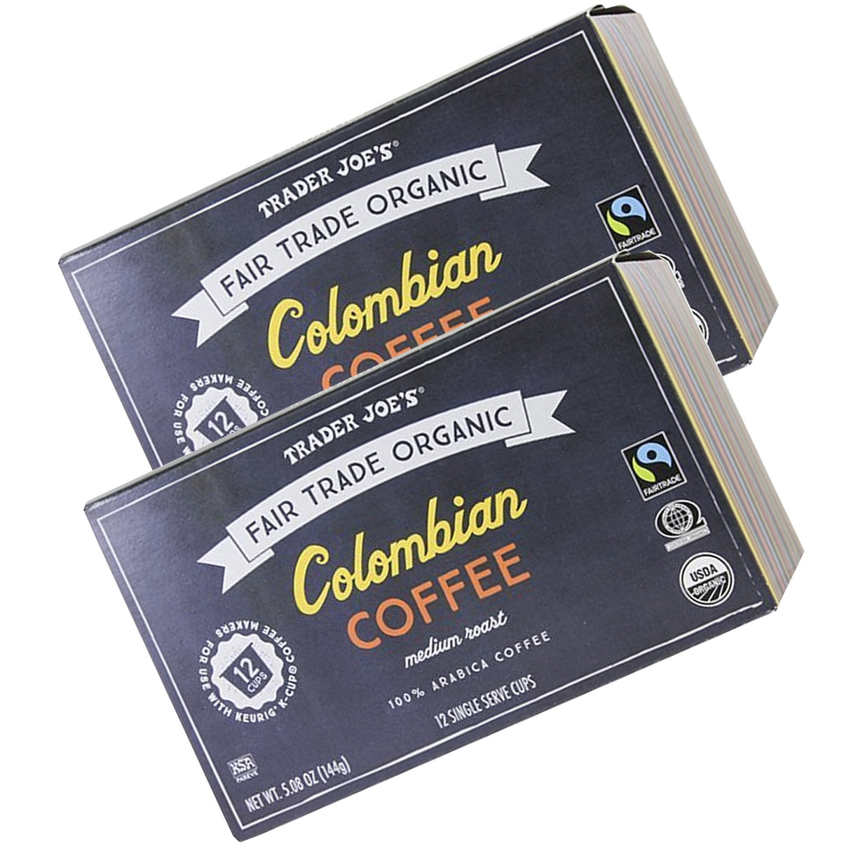 Trader Joe's Colombian Coffee Cups Fair Trade Organic | 5.08 oz