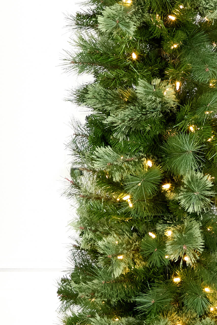 8' Whistler Pine Christmas Tree with 200 Warm White LED Lights