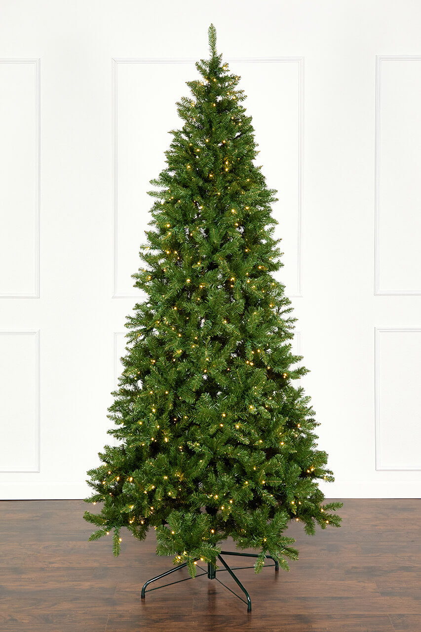 9' Telluride Pine Christmas Tree with 700 Warm White LED Lights