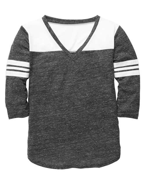 Boxercraft Women's Glory Days 3/4 Sleeve V-Neck T-Shirt