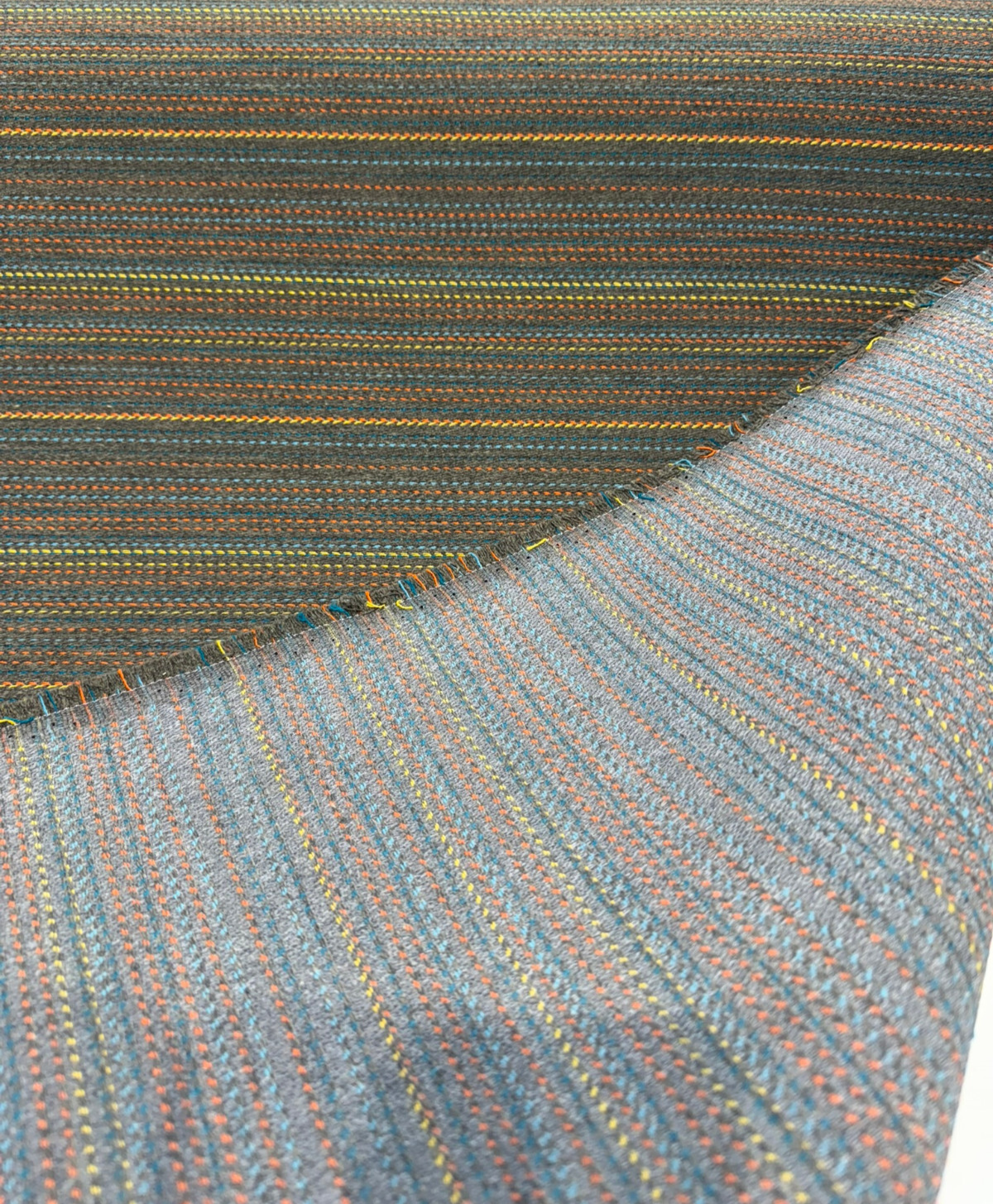 Sunbrella Achiever Acrylic Fabric - Aloe Stripe, Vertical Stripes, 54" Width (1 Yard)