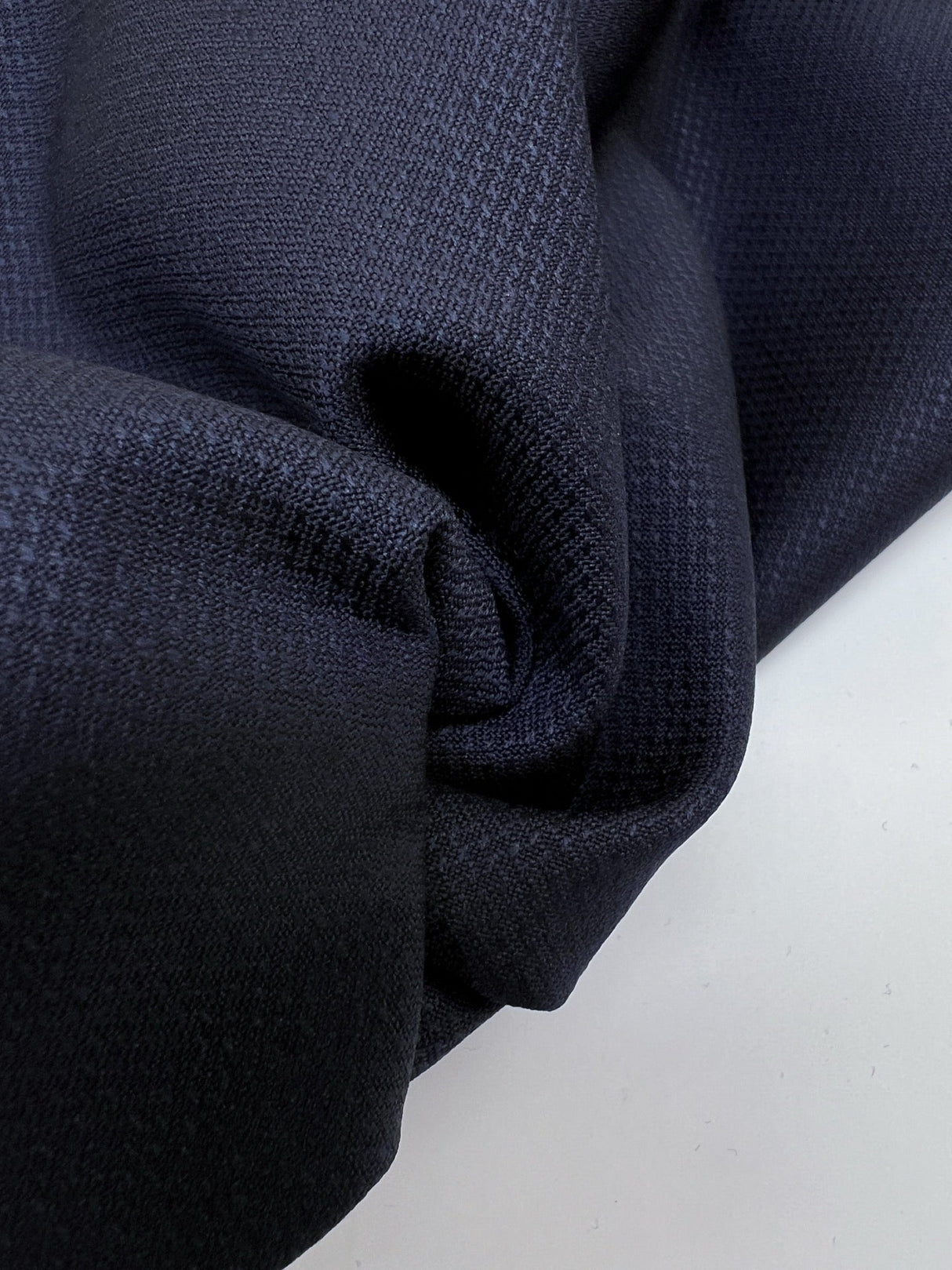 Virgin Wool Jacquard Geometric Purple-Blue