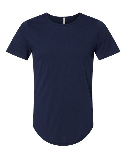 BELLA + CANVAS Men's Jersey Curved Hem Tee