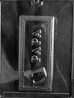 Papa Greeting Card Chocolate Mold - LPI003