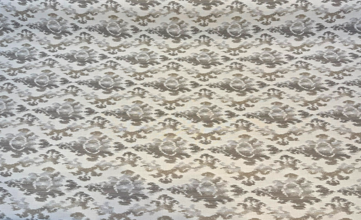 Sunbrella Zahara Acrylic Fabric - Dove Ikat, 54" Width (1 Yard)