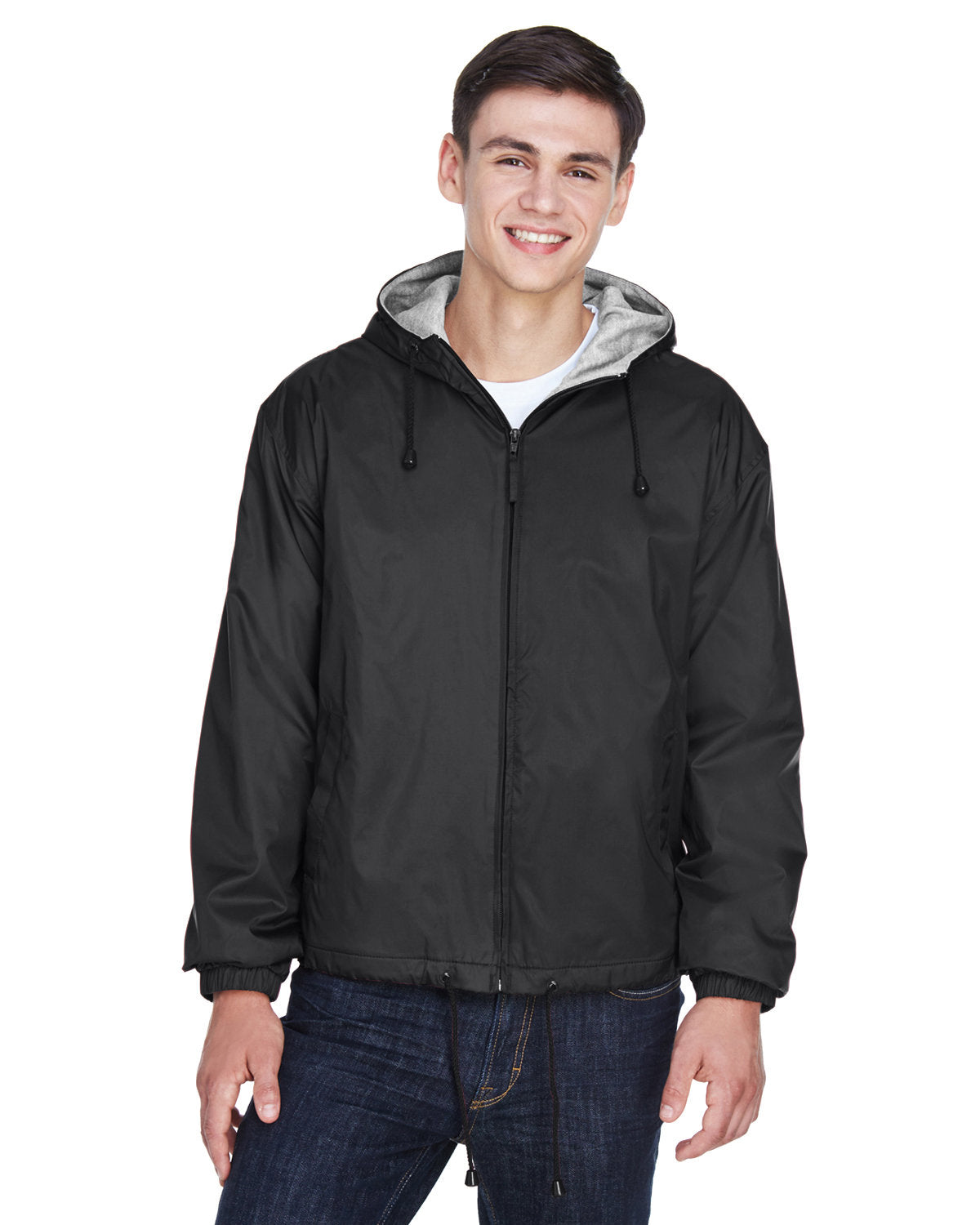 Adult Fleece-Lined Hooded Jacket