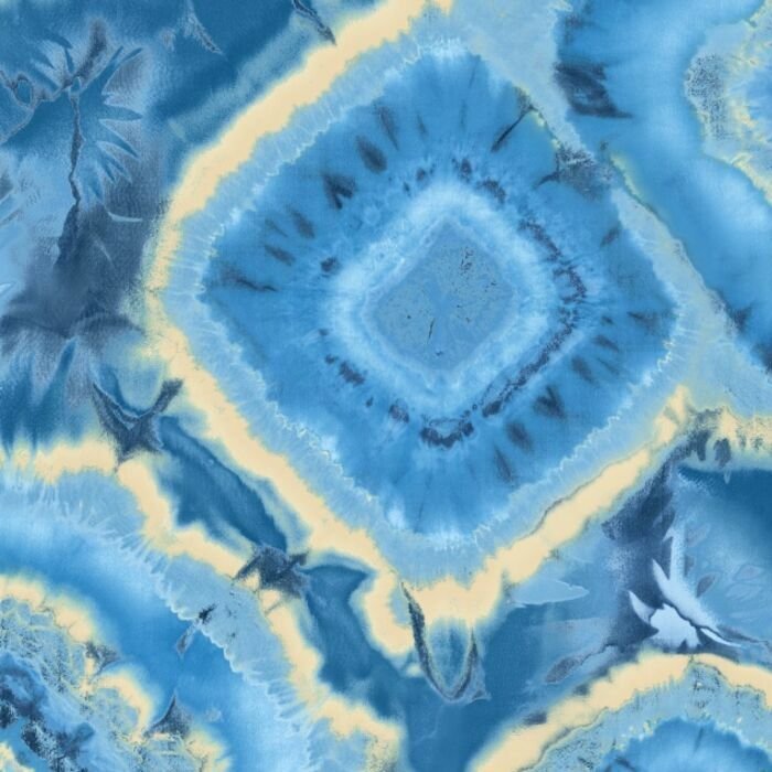 Printed Spandex Tie Dye Palm Fabric