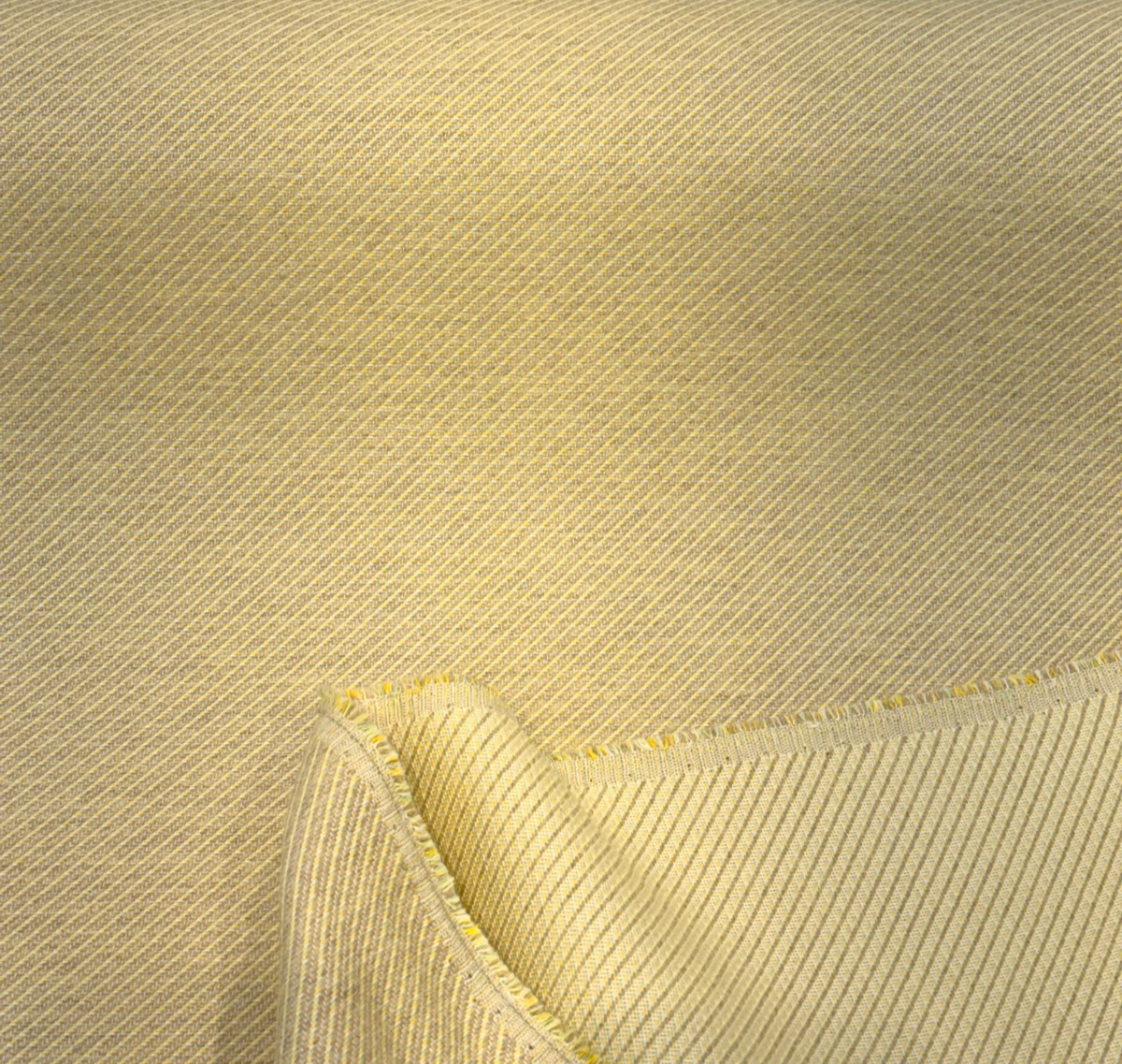 Sunbrella Pindler Mills Sunbrella Acrylic Fabric - Citron Yellow Green, Diagonal Texture, 54" Width (1 Yard)