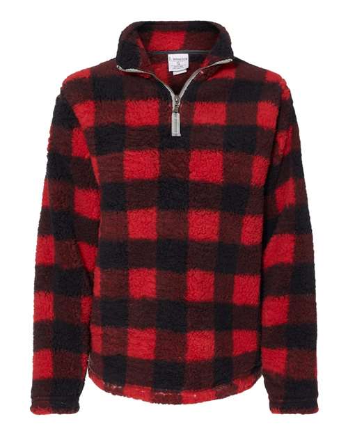 J. America Women's Epic Sherpa Quarter-Zip Pullover