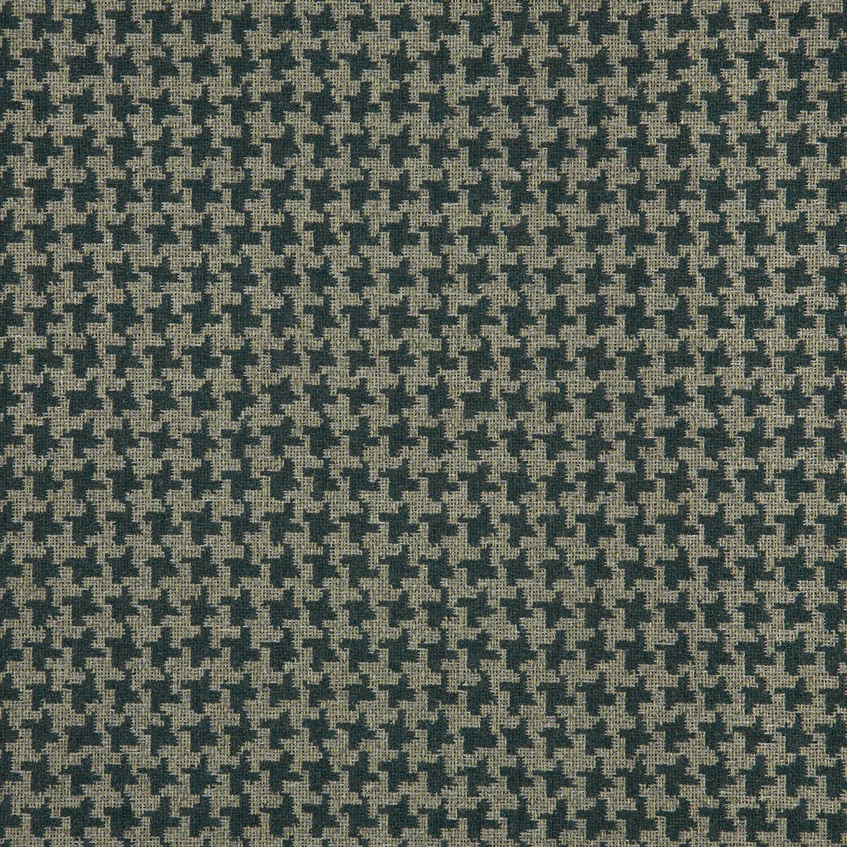 Sunbrella Hound Glen Acrylic Fabric - Green Houndstooth Inspired, 54" Width (1 Yard)