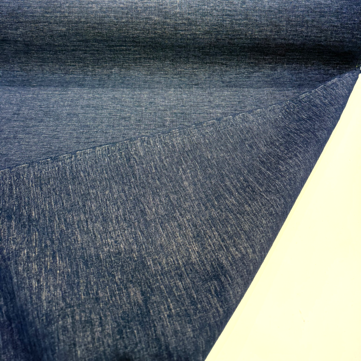 Sunbrella Chenille Crush Acrylic Fabric - Indigo Blue, Woven Chenille, 54" Width (1 Yard)