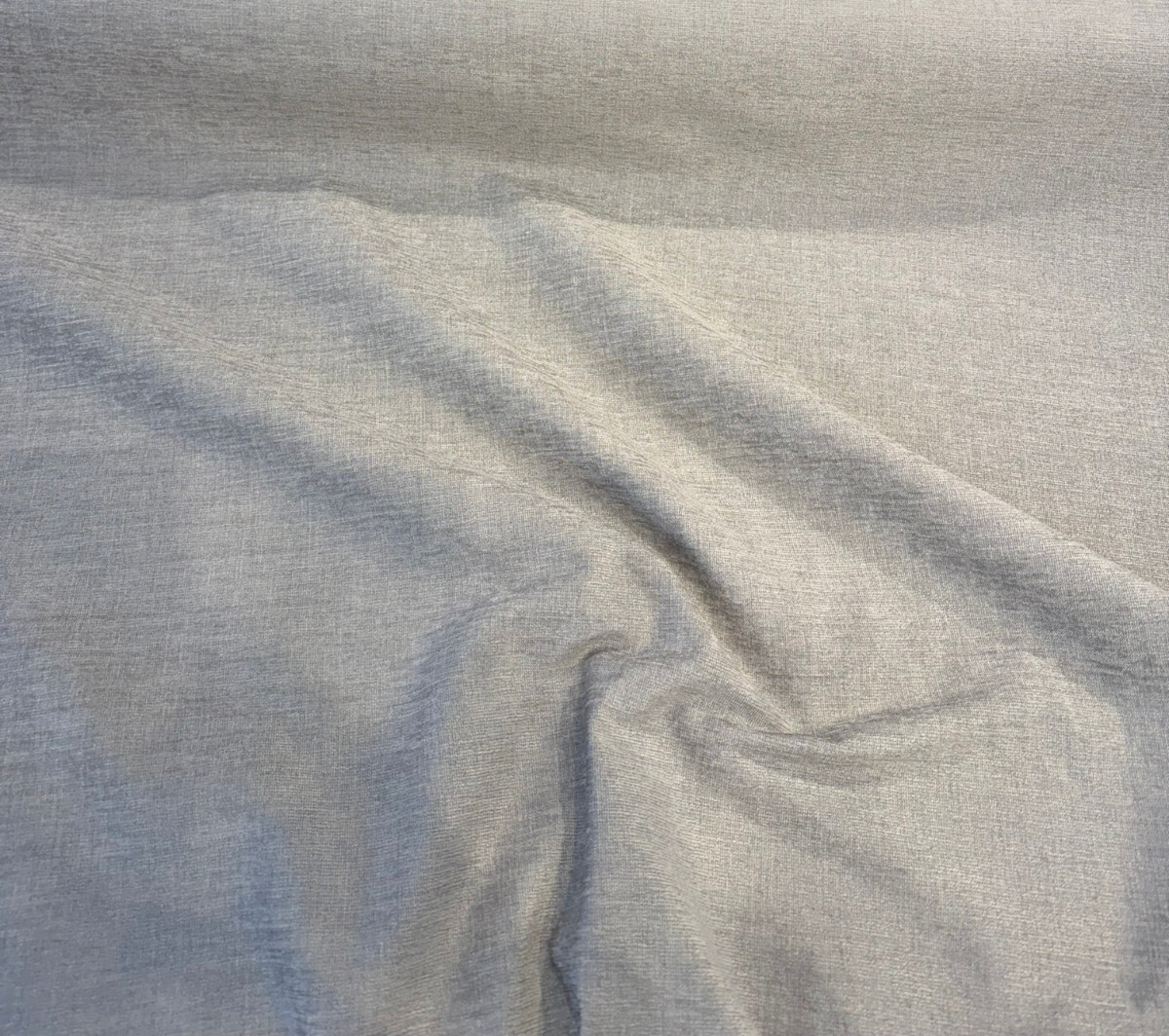 Sunbrella Chenille Crush Acrylic Fabric - Ash Gray, Luxury Plains, 54" Width (1 Yard)
