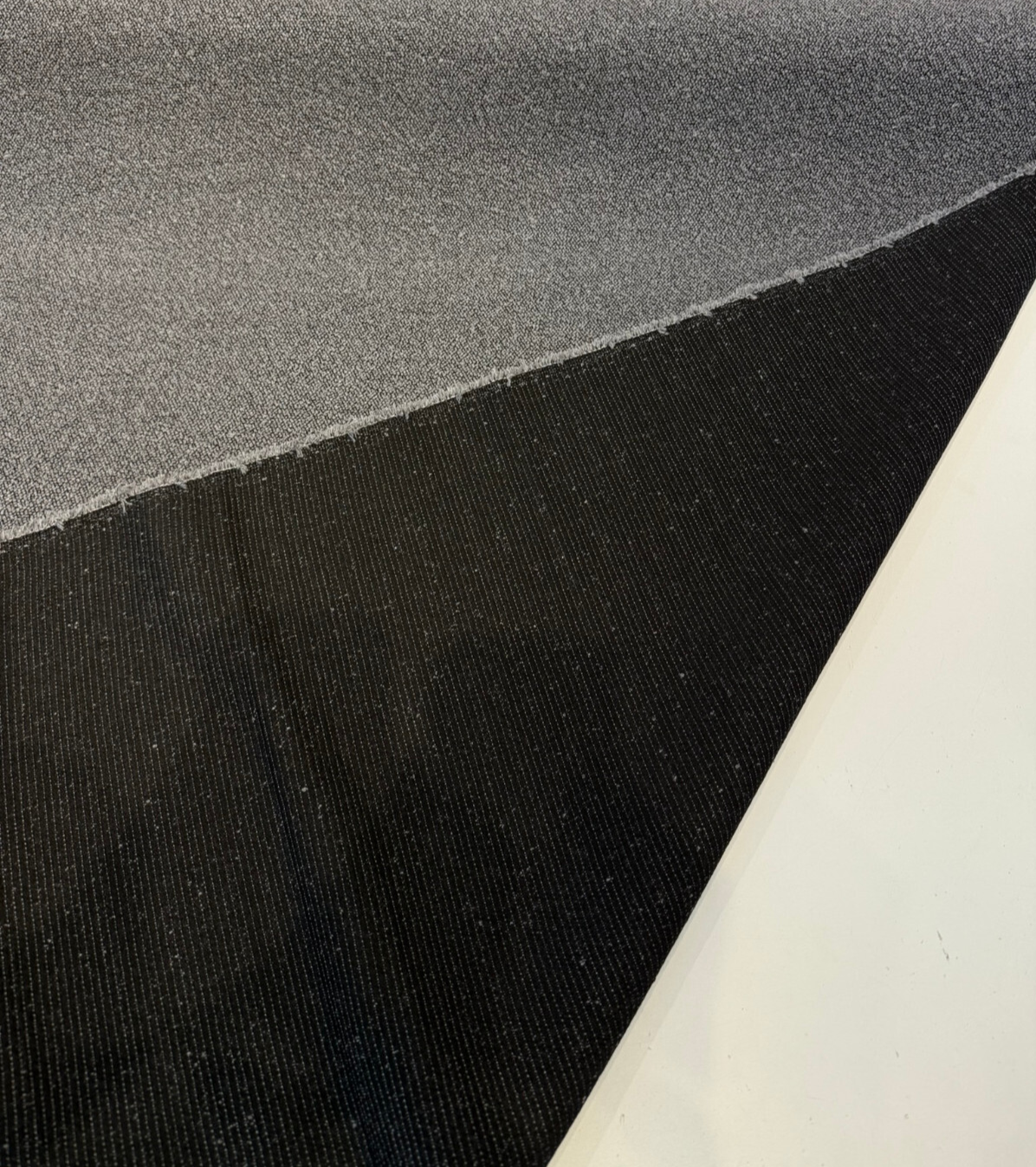 Sunbrella Outdoor Boucle Twist II Acrylic Fabric - Smoke Black Gray Boucle Texture, 54" Width (By The Yard)
