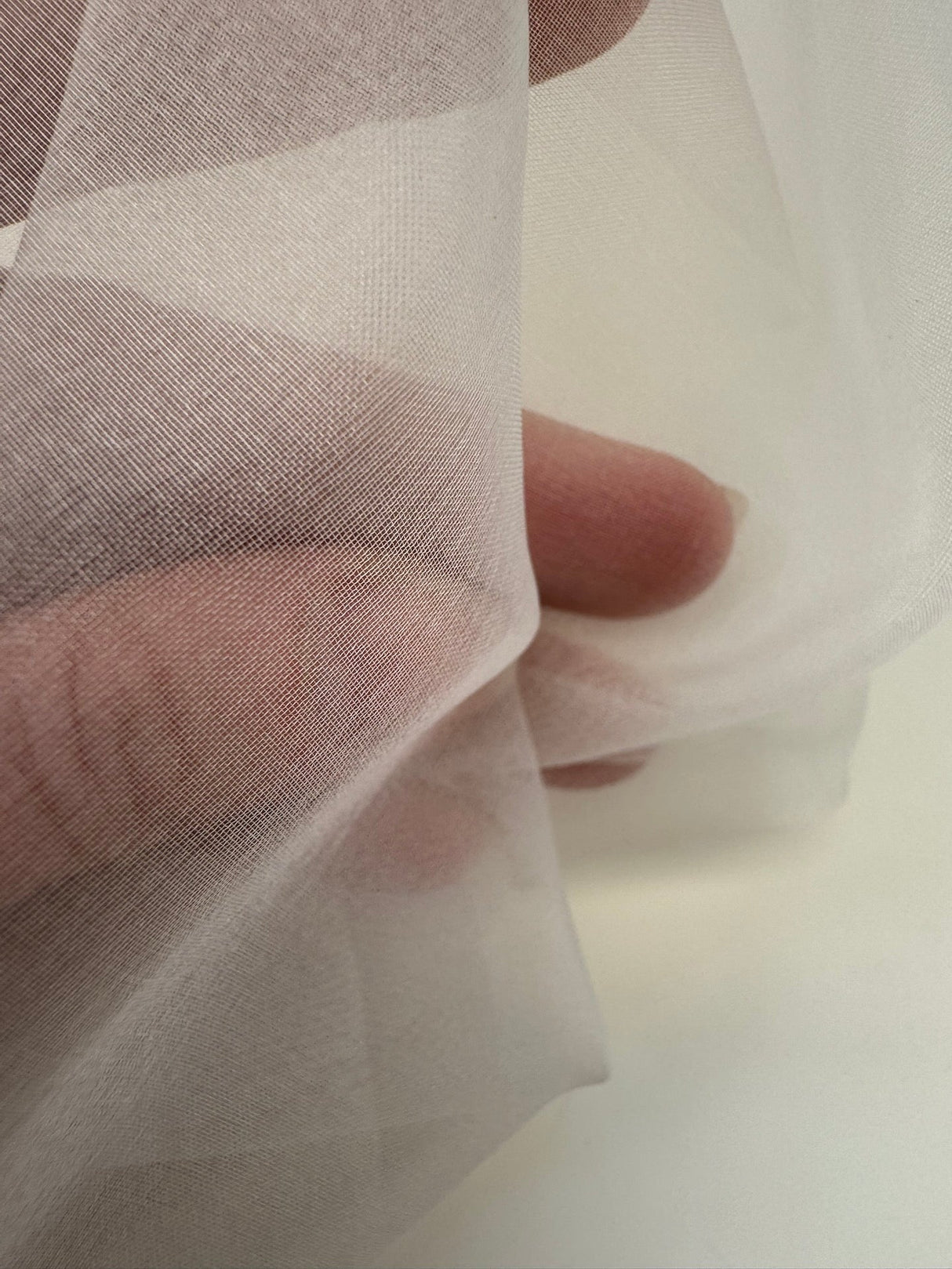 Silk Organza White Shade