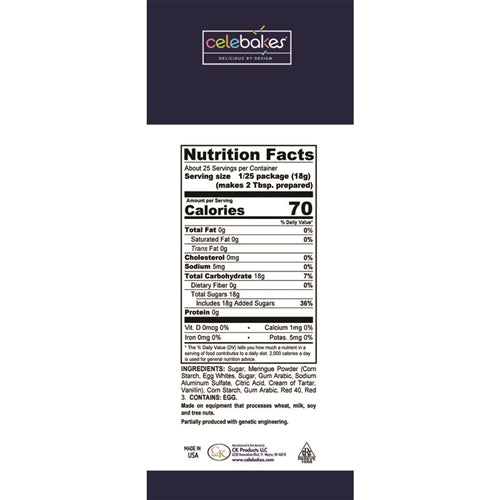 Royal Icing Mix - Red - 1 Pound