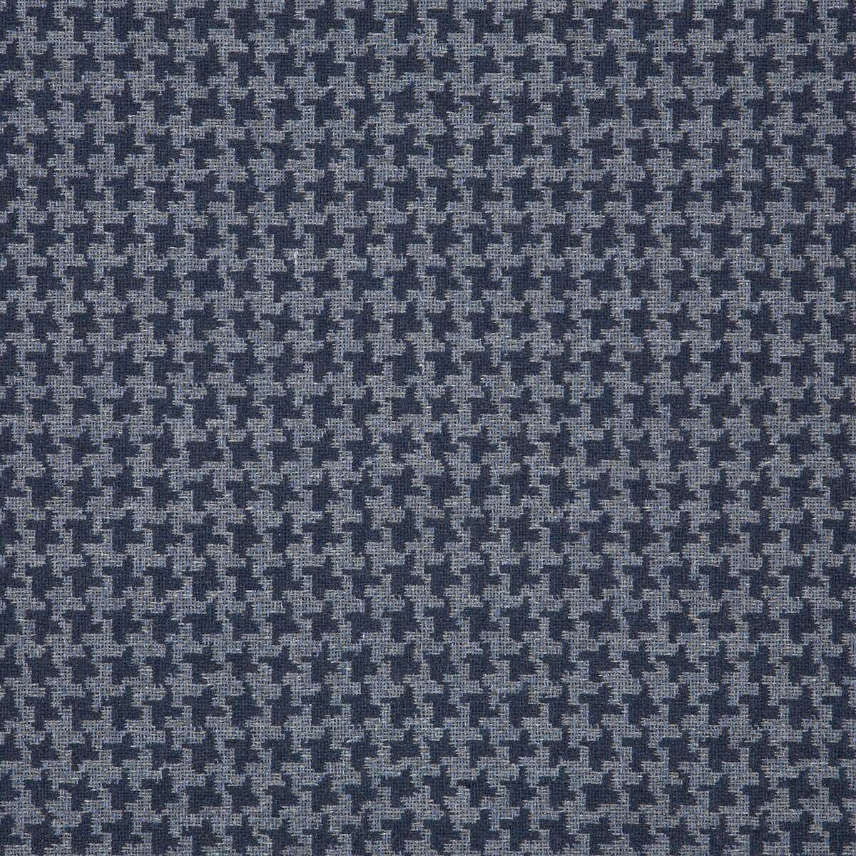 Sunbrella Hound Midnight Blue Sunbrella Acrylic Fabric - Houndstooth Inspired, 54" Width (1 Yard)
