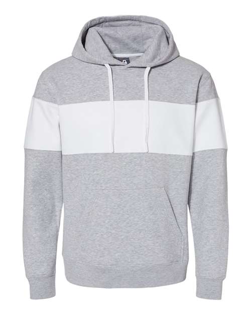 Men's Varsity Colorblocked Fleece Hooded Sweatshirt