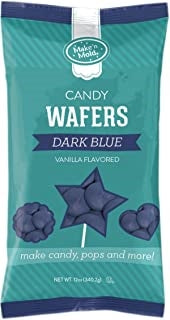 Make'n Mold Dark Blue Vanilla Wafers - 12 Ounce Bag