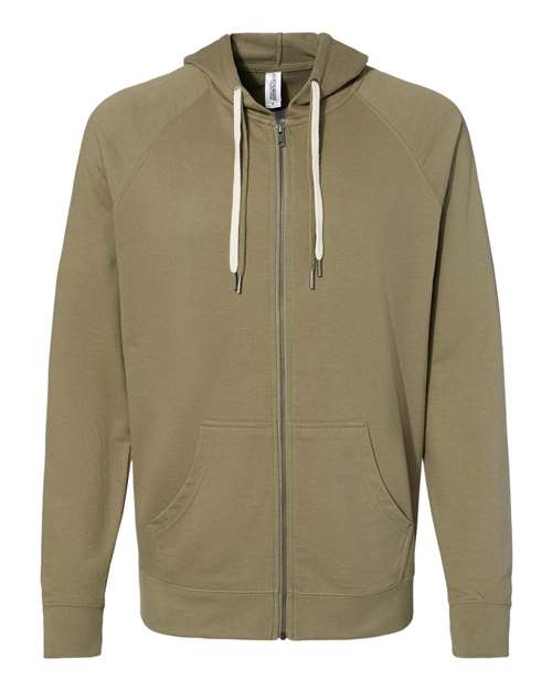 Icon Lightweight Loopback Terry Full-Zip Hooded Sweatshirt