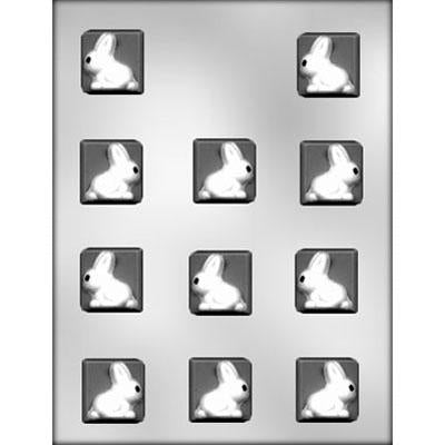 Square Bunny Mint Chocolate Mold