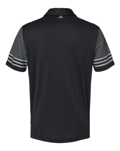 Men's Striped Sleeve Polo