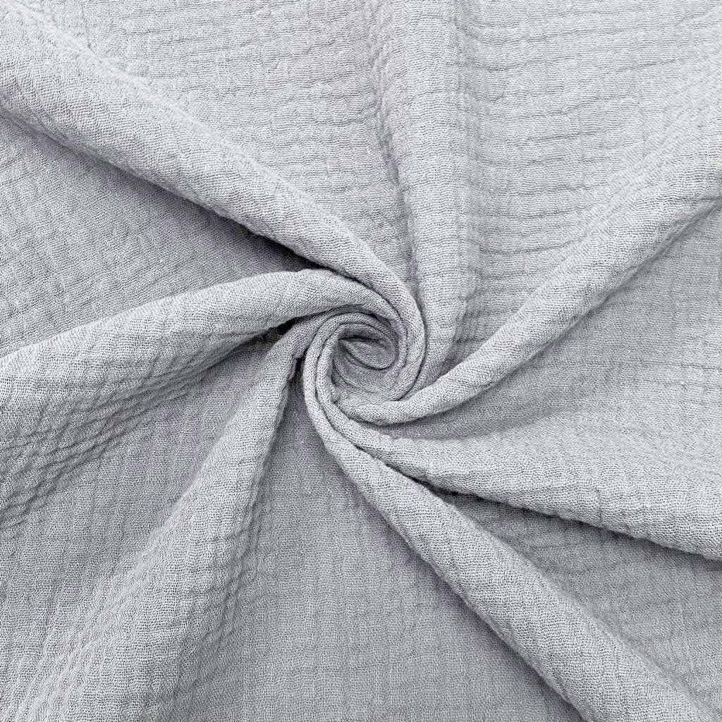 Double Layer Cotton Gauze Fabric - Soft Double Layer Muslin, 46/48" Width (1 Yard)