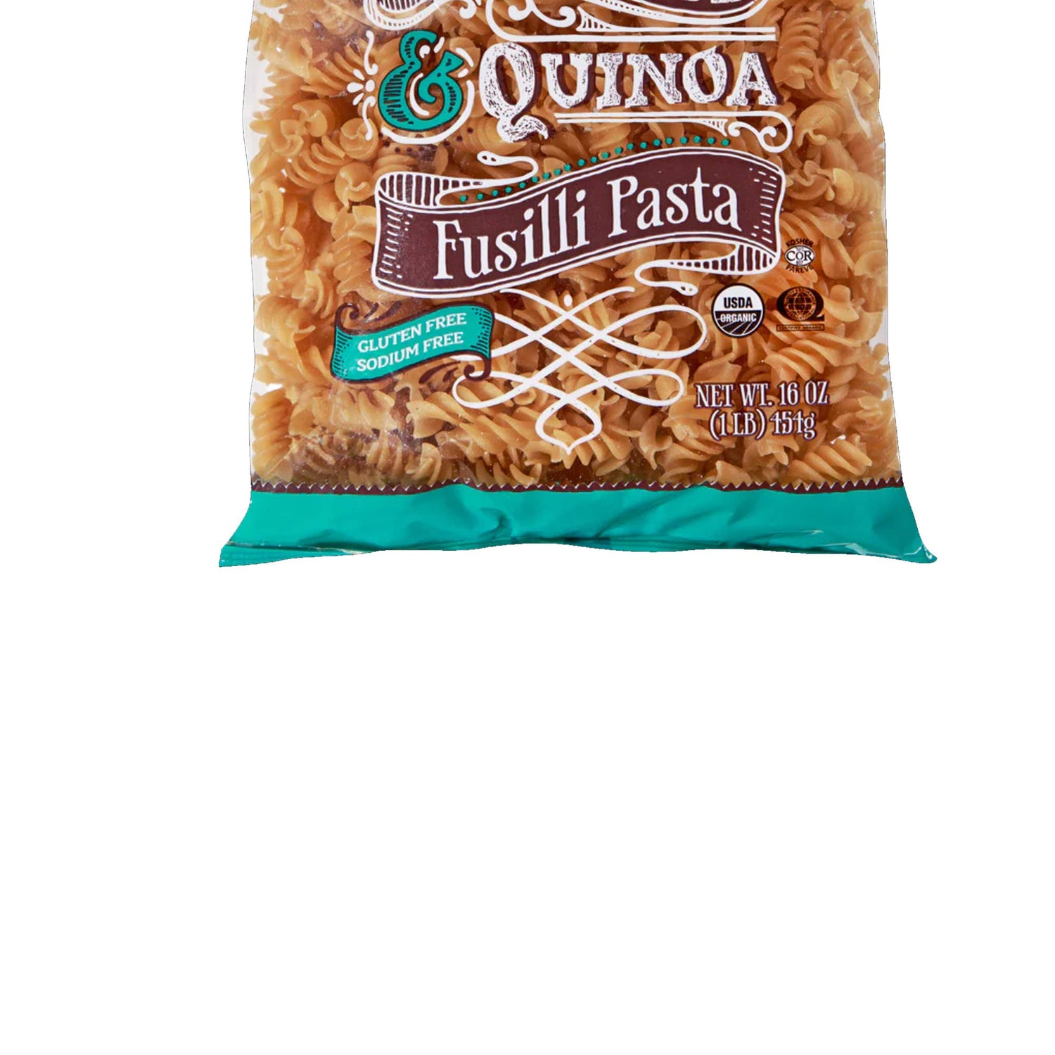 Organic Brown Rice & Quinoa Fusilli Pasta 16 oz