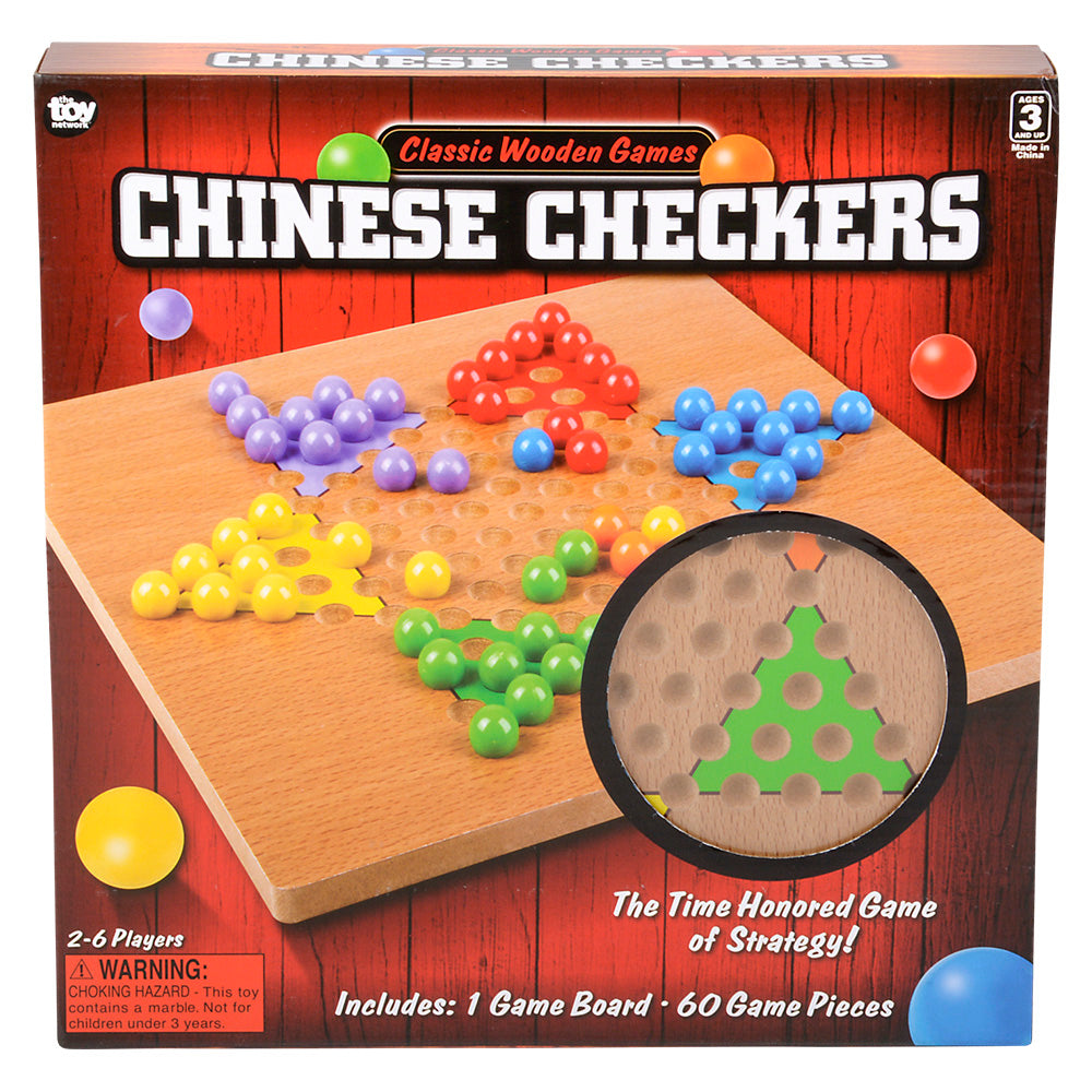 Wooden Chinese Checkers Game (1 Box)