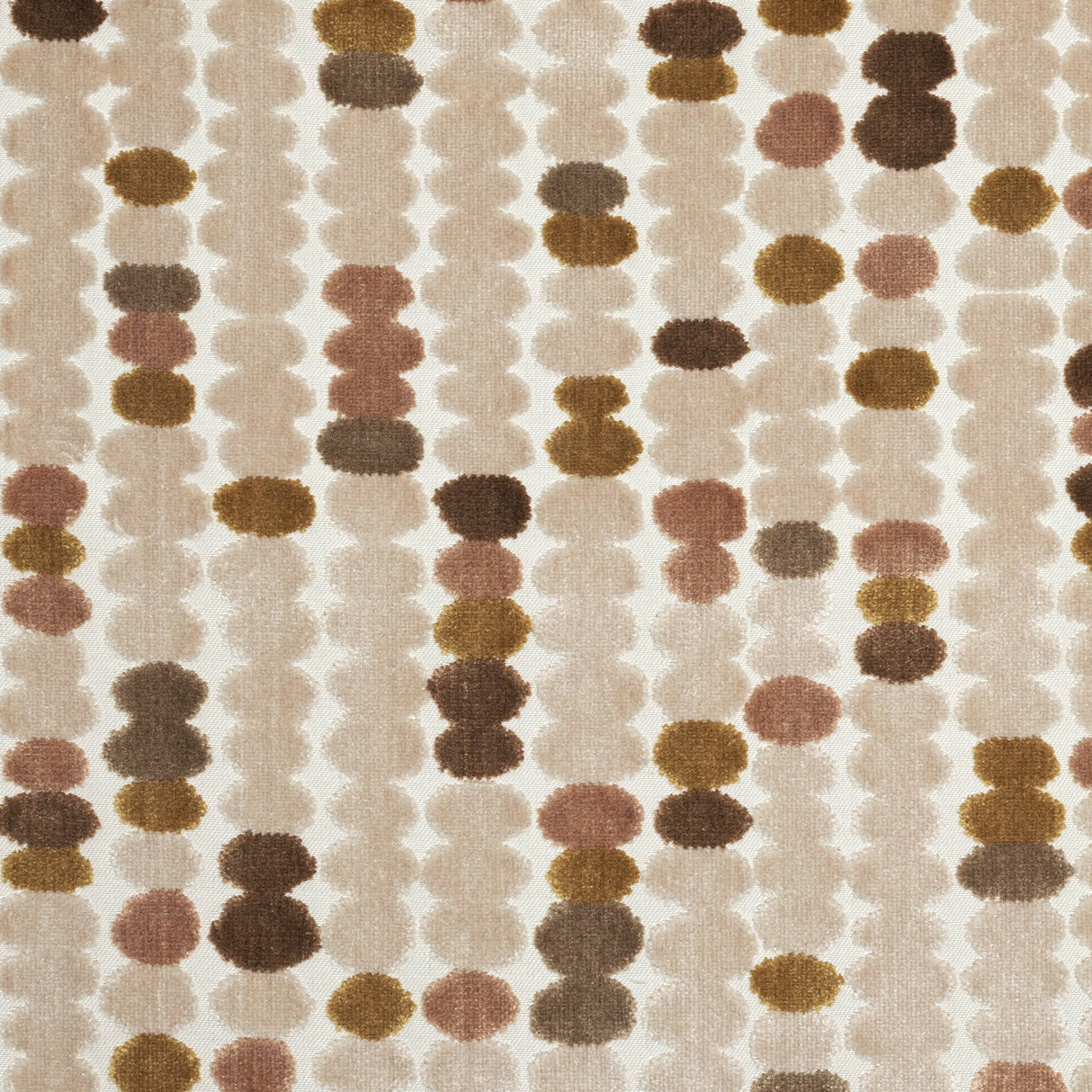 Cut Velvet Upholstery Fabric Fizz Multicolor Dots 56"