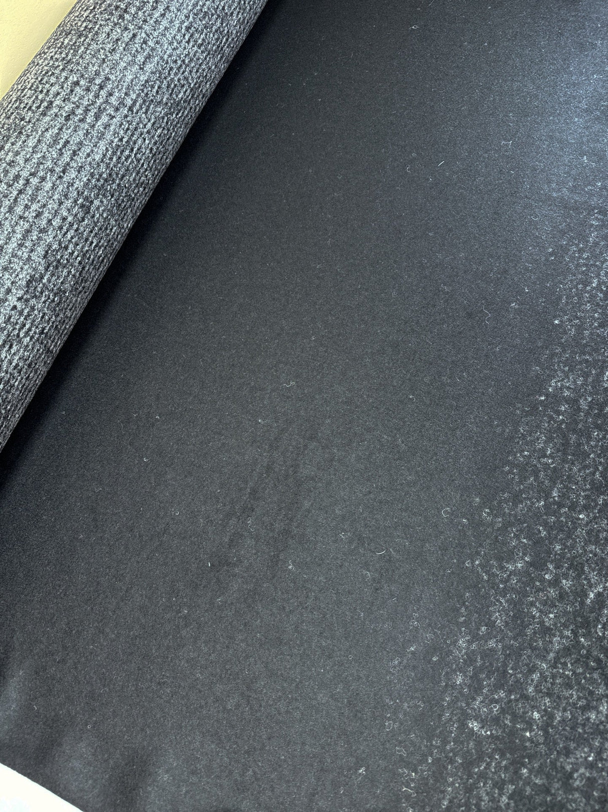 Wool Blend Jacquard Knit Gray Black