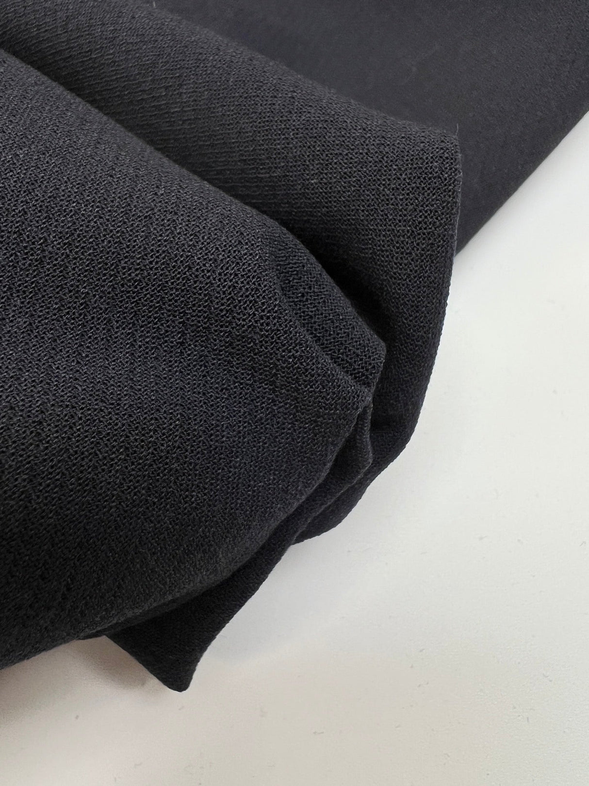 Blue Wool Crepe Fabric