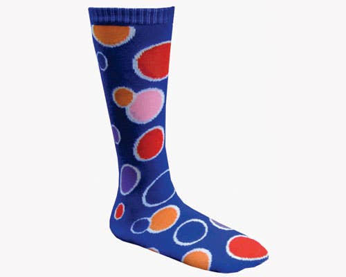 Blue Circle Knee Socks - Adults