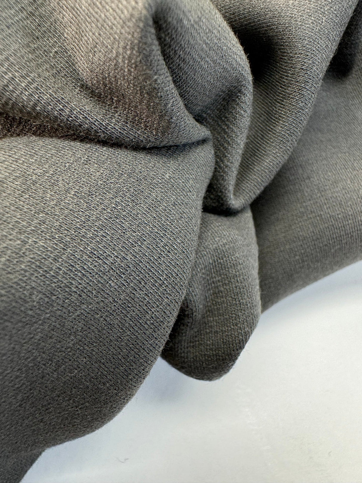 Cotton Elastane Knit Gray