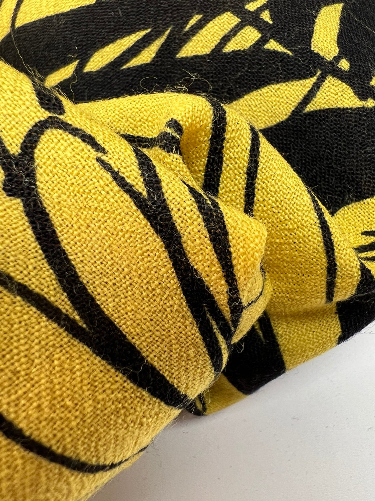 Wool Floral Print Yellow