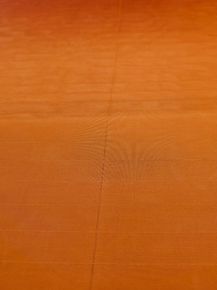 Orange Moiré Knitted Viscose Stretch Fabric