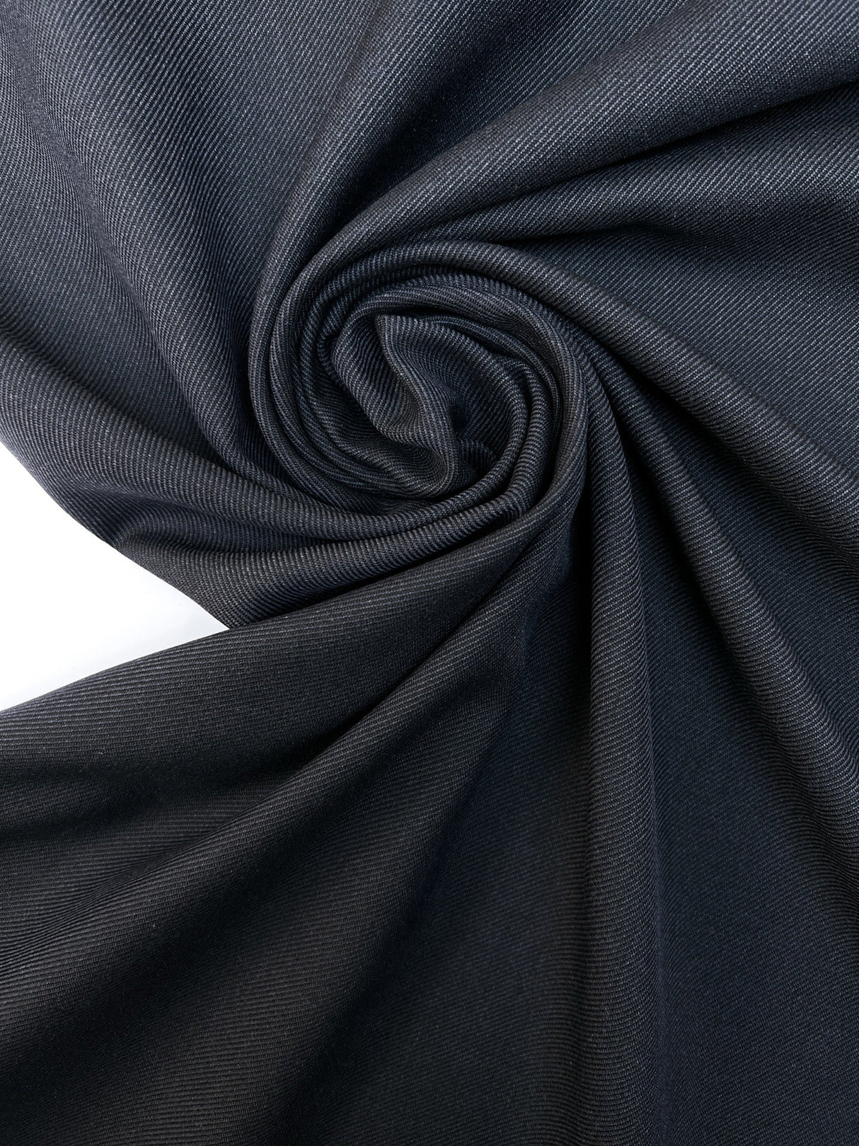 Wool Twill Blue Black