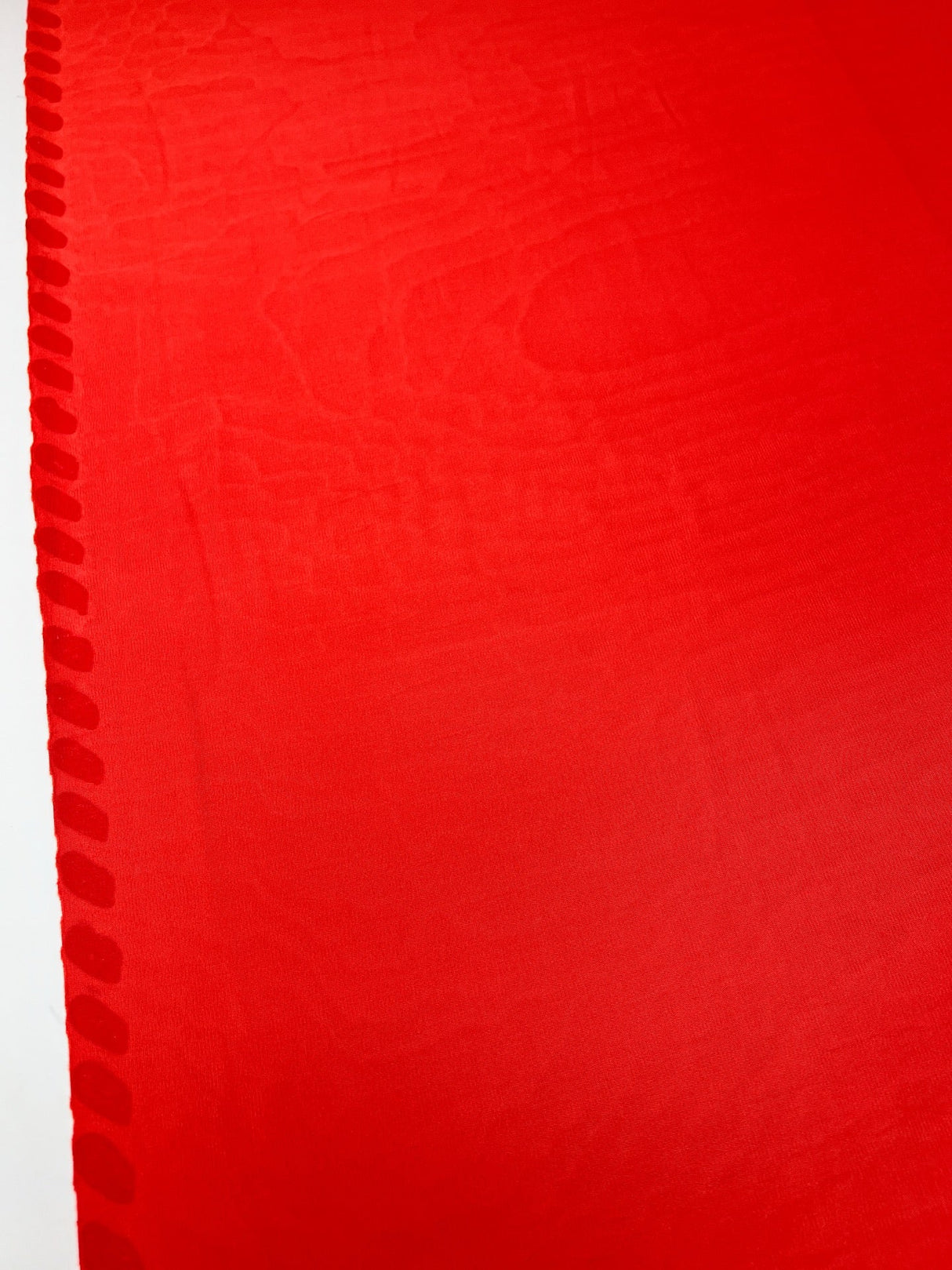 Cotton Knitted Fabric Red Orange