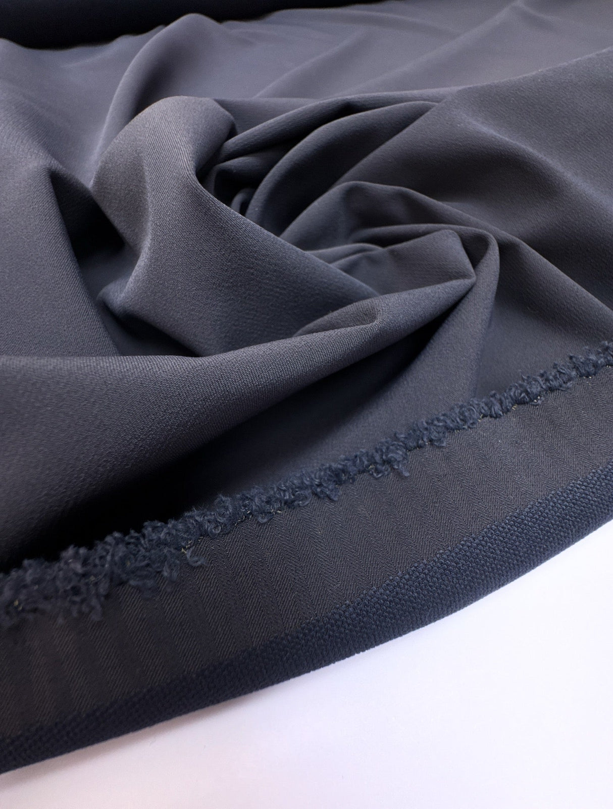 Blue Polyamide Elastane Stretch Woven