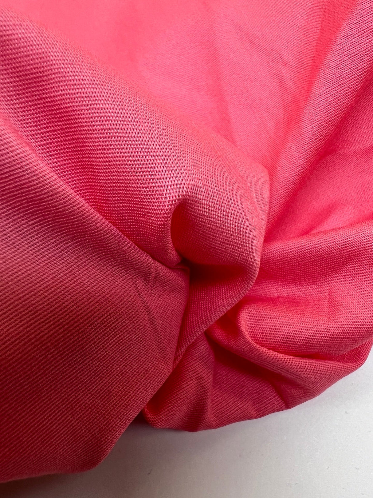 Pink Viscose Elastane Woven