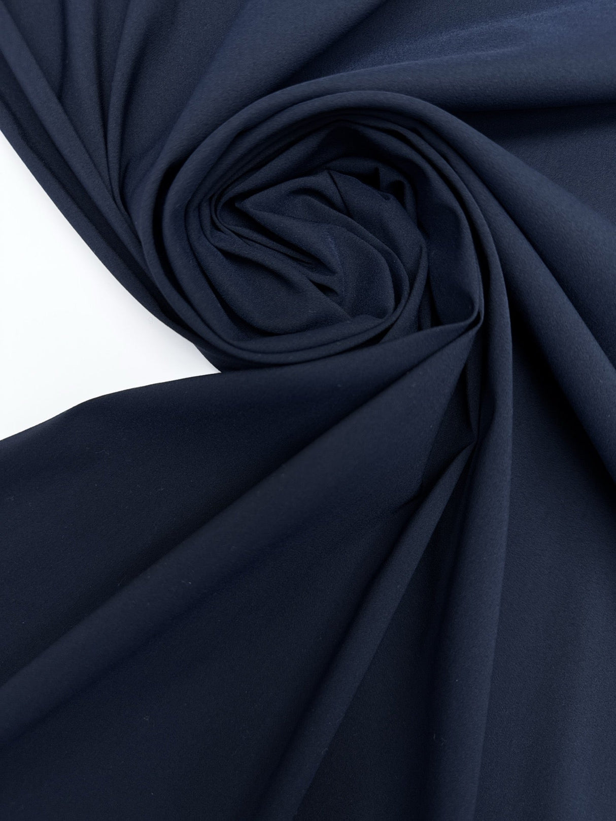 Blue Wool Elastane Gabardine