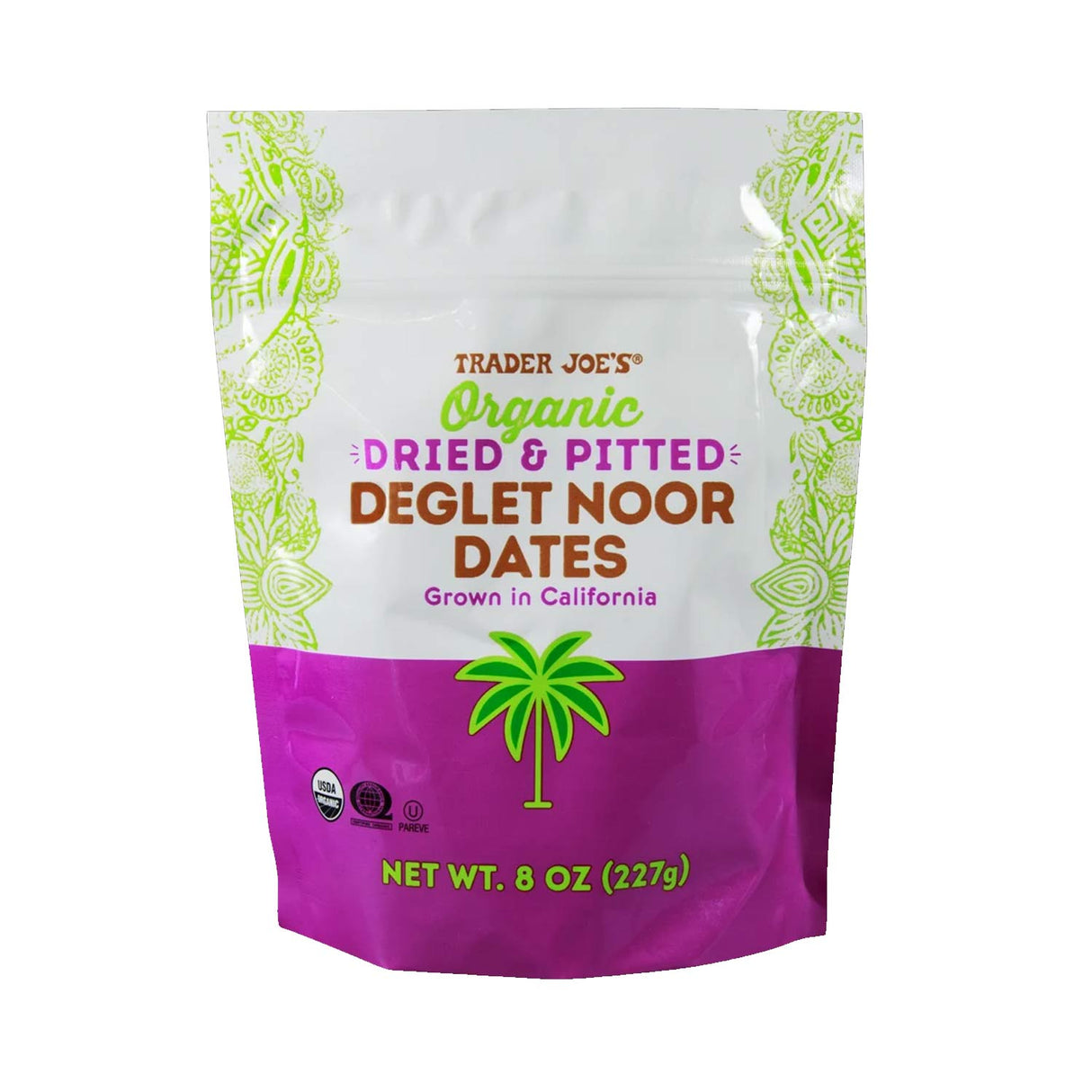 Trader Joe’s Organic Dried & Pitted Deglet Noor Dates 8 Oz