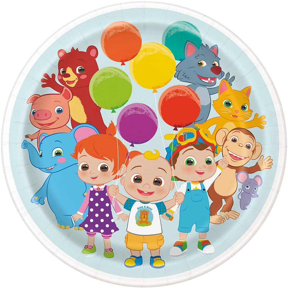 Cocomelon Round Dinner Plates 8 Pack