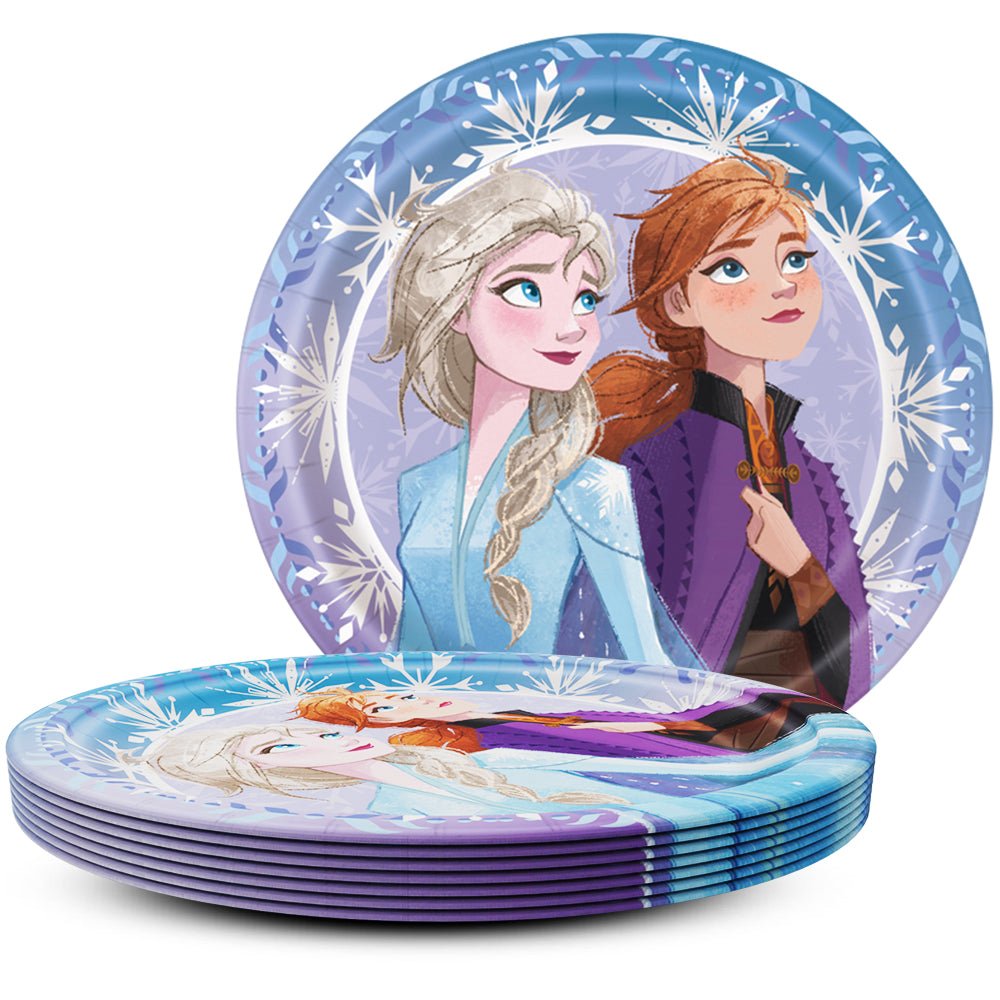 Frozen Round Dinner Plates 8 Pack
